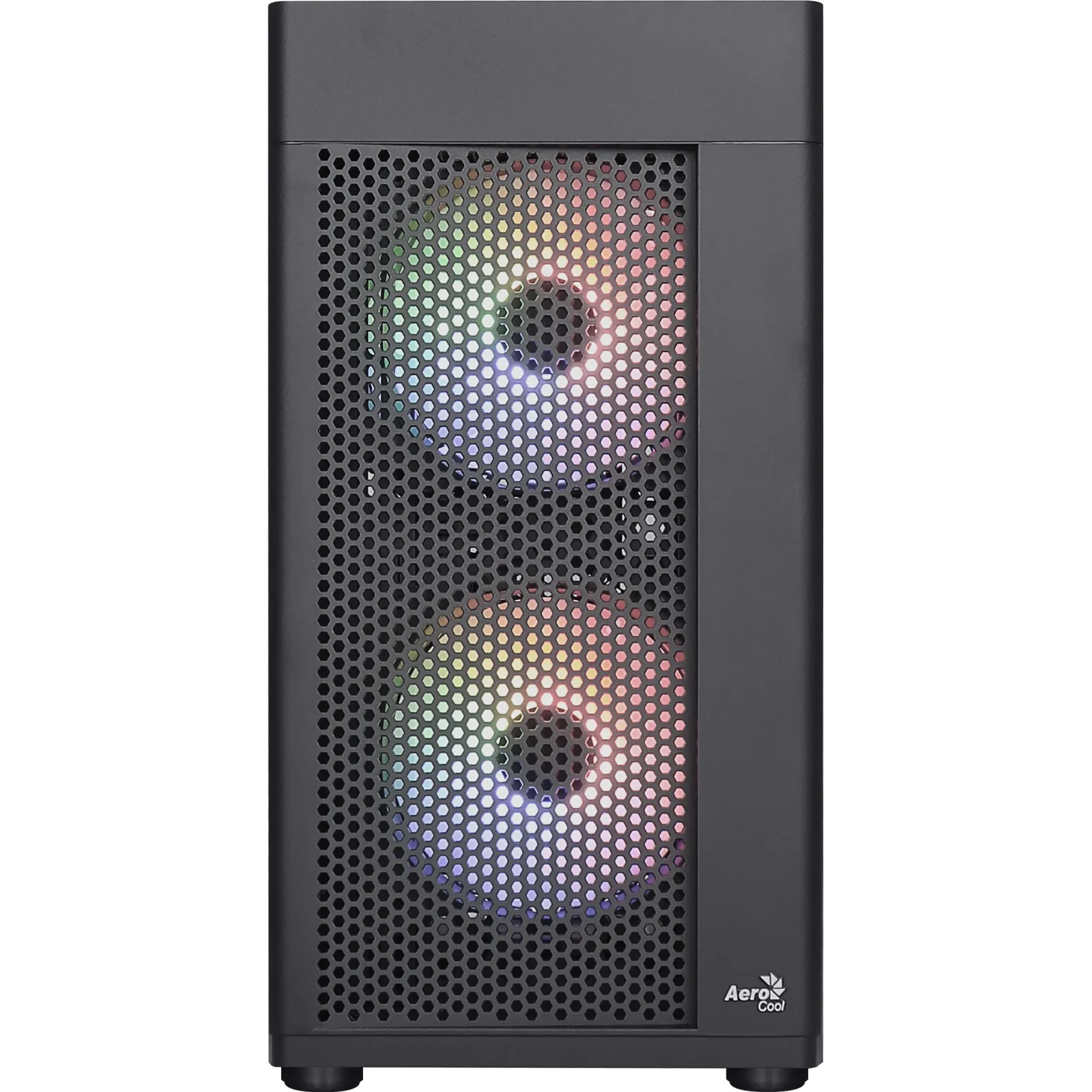 Корпус AeroCool Hexform-G-BK-v2 (ACCS-PV38033.11) Black без БП UA