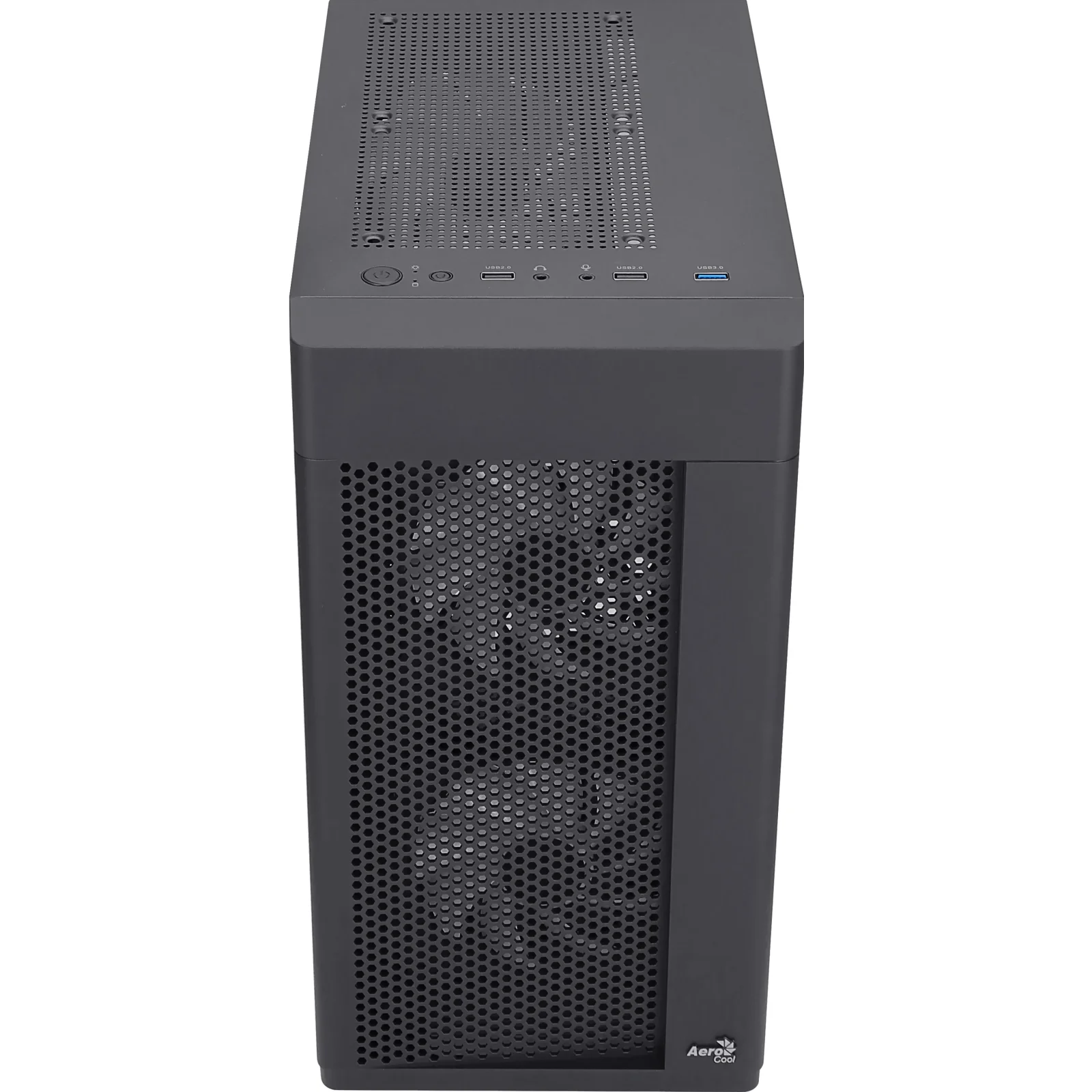 Корпус AeroCool Hexform-G-BK-v2 (ACCS-PV38033.11) Black без БП UA