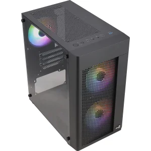 Корпус AeroCool Hexform-G-BK-v2 (ACCS-PV38033.11) Black без БП UA