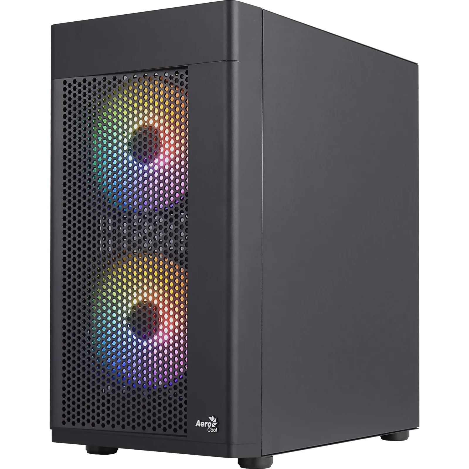 Корпус AeroCool Hexform-G-BK-v2 (ACCS-PV38033.11) Black без БП UA