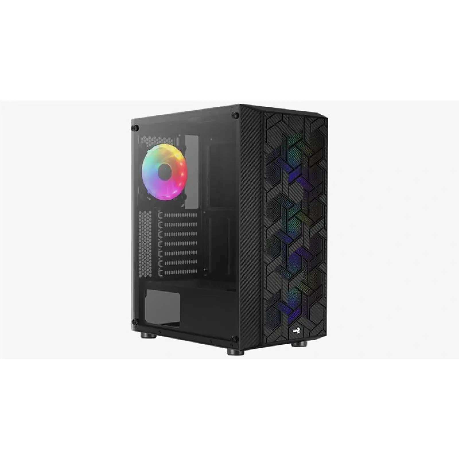 Корпус AeroCool Hive-G-BK-v2 (ACCM-PV27043.11) Black без БП UA
