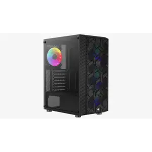 Корпус AeroCool Hive-G-BK-v2 (ACCM-PV27043.11) Black без БП UA