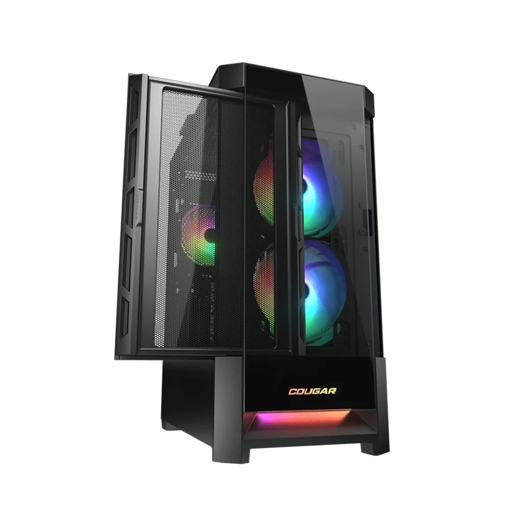 Корпус Cougar Duoface RGB Black без БП, Duoface RGB (Black) UA