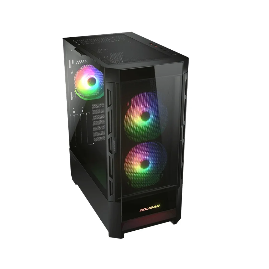 Корпус Cougar Duoface RGB Black без БП, Duoface RGB (Black) UA