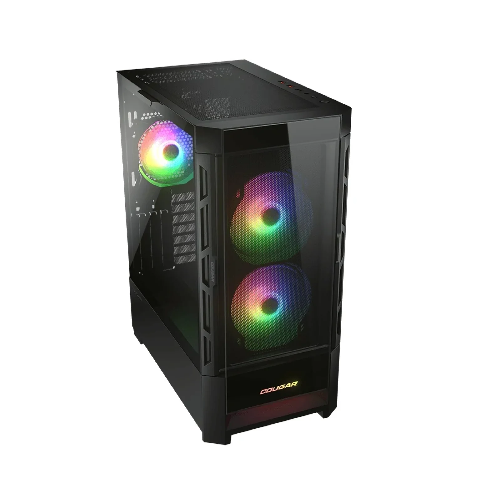 Корпус Cougar Duoface RGB Black без БП, Duoface RGB (Black) UA
