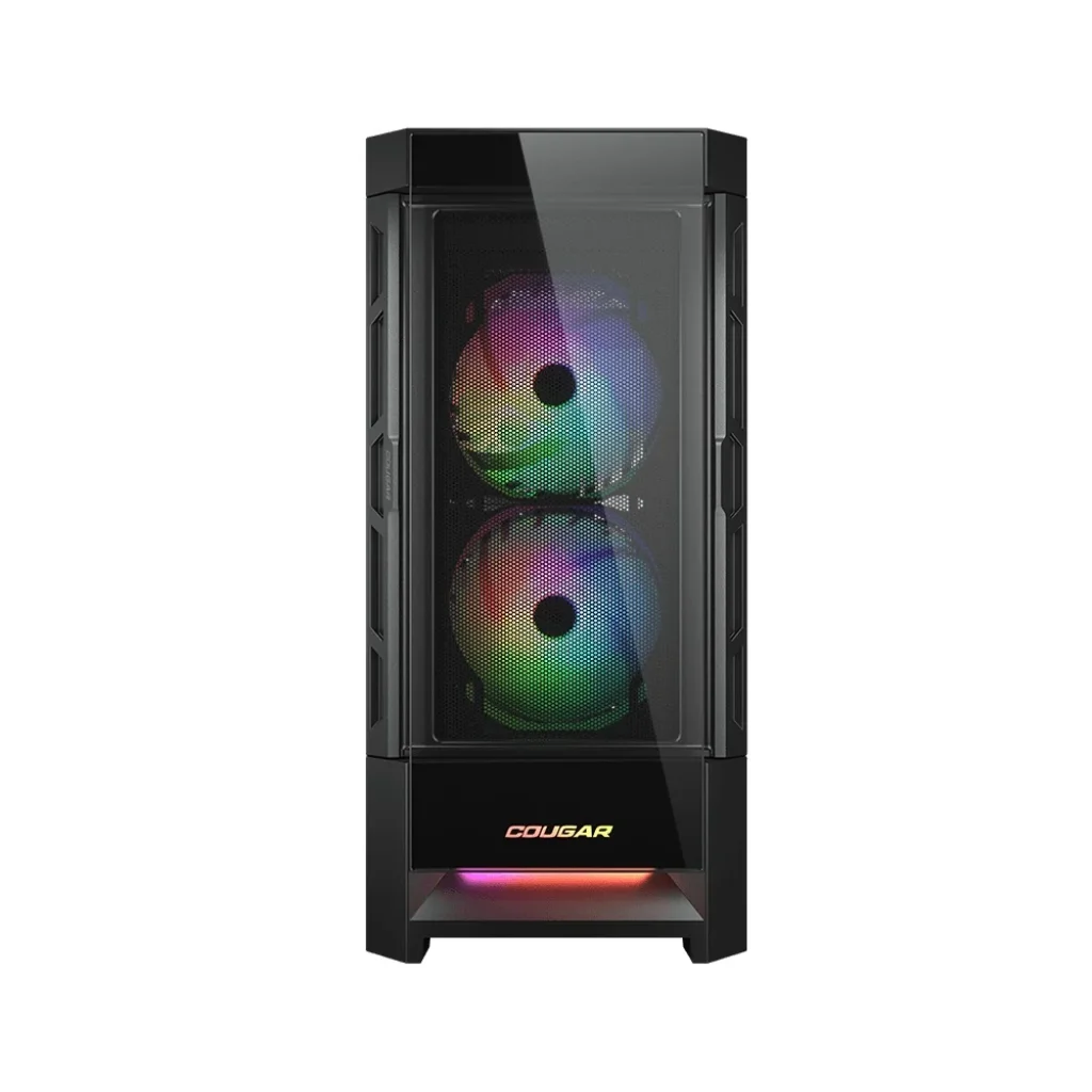 Корпус Cougar Duoface RGB Black без БП, Duoface RGB (Black) UA