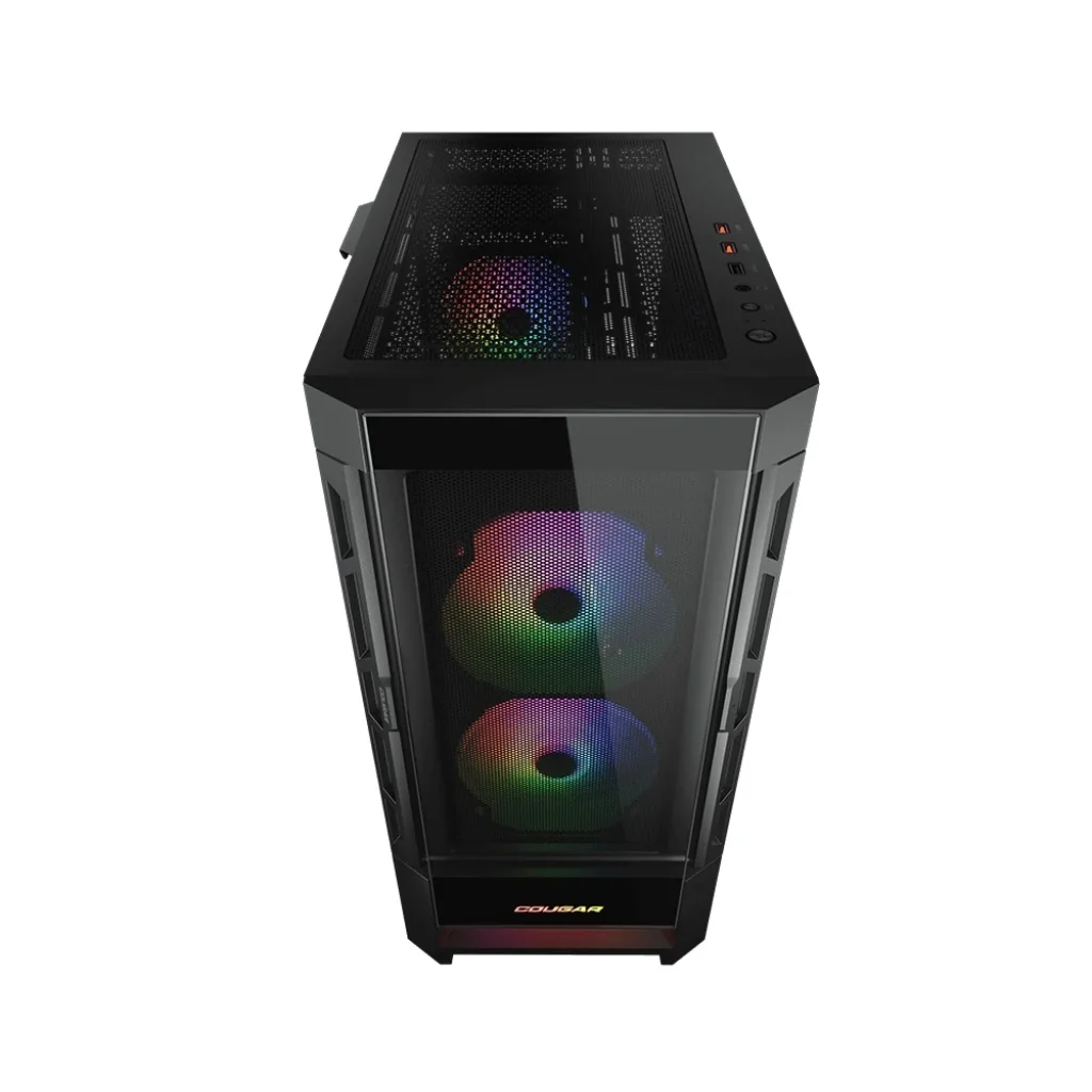 Корпус Cougar Duoface RGB Black без БП, Duoface RGB (Black) UA