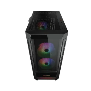 Корпус Cougar Duoface RGB Black без БП, Duoface RGB (Black) UA