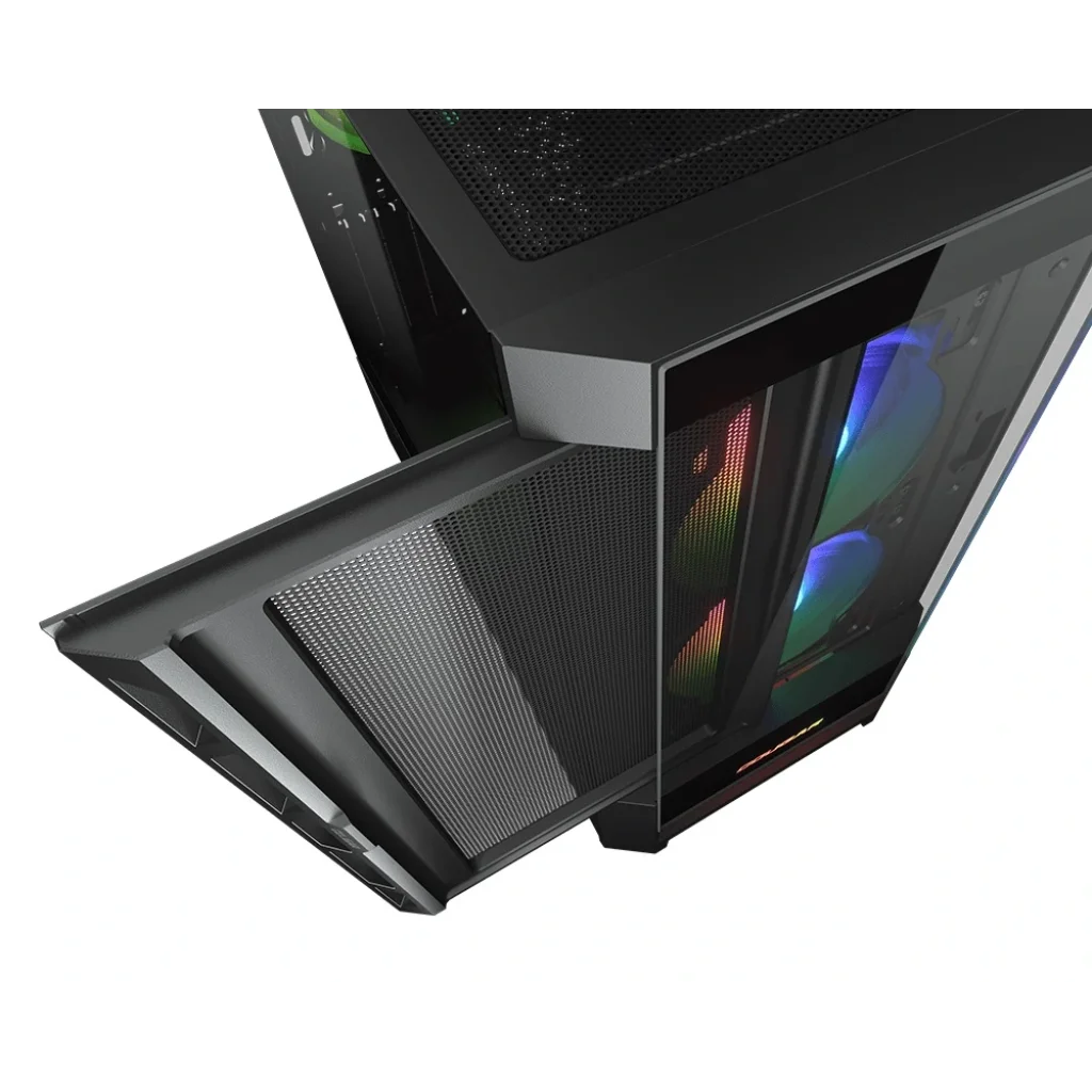 Корпус Cougar Duoface RGB Black без БП, Duoface RGB (Black) UA