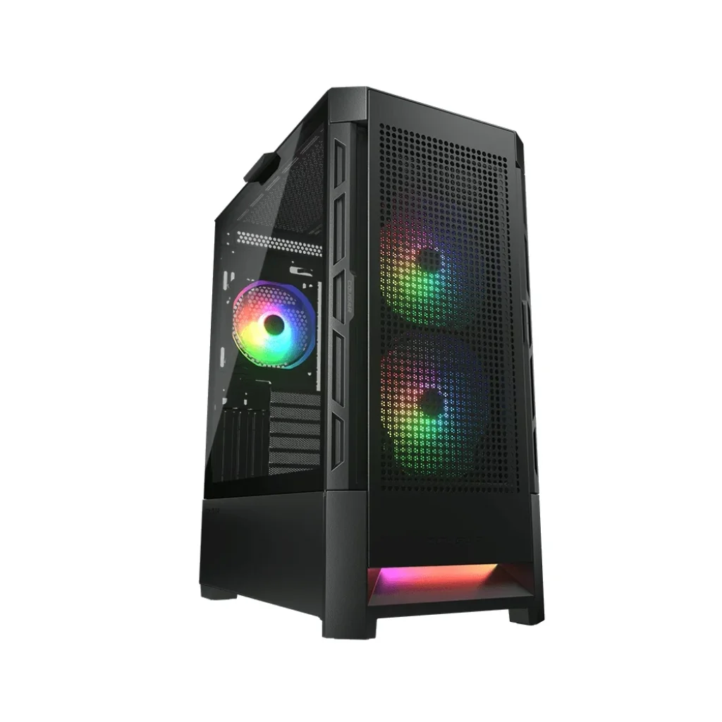 Корпус Cougar Duoface RGB Black без БП, Duoface RGB (Black) UA