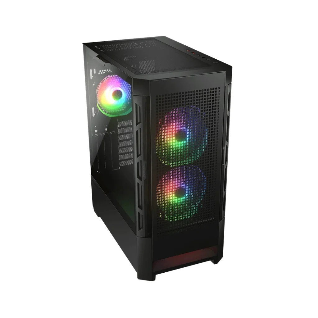 Корпус Cougar Duoface RGB Black без БП, Duoface RGB (Black) UA