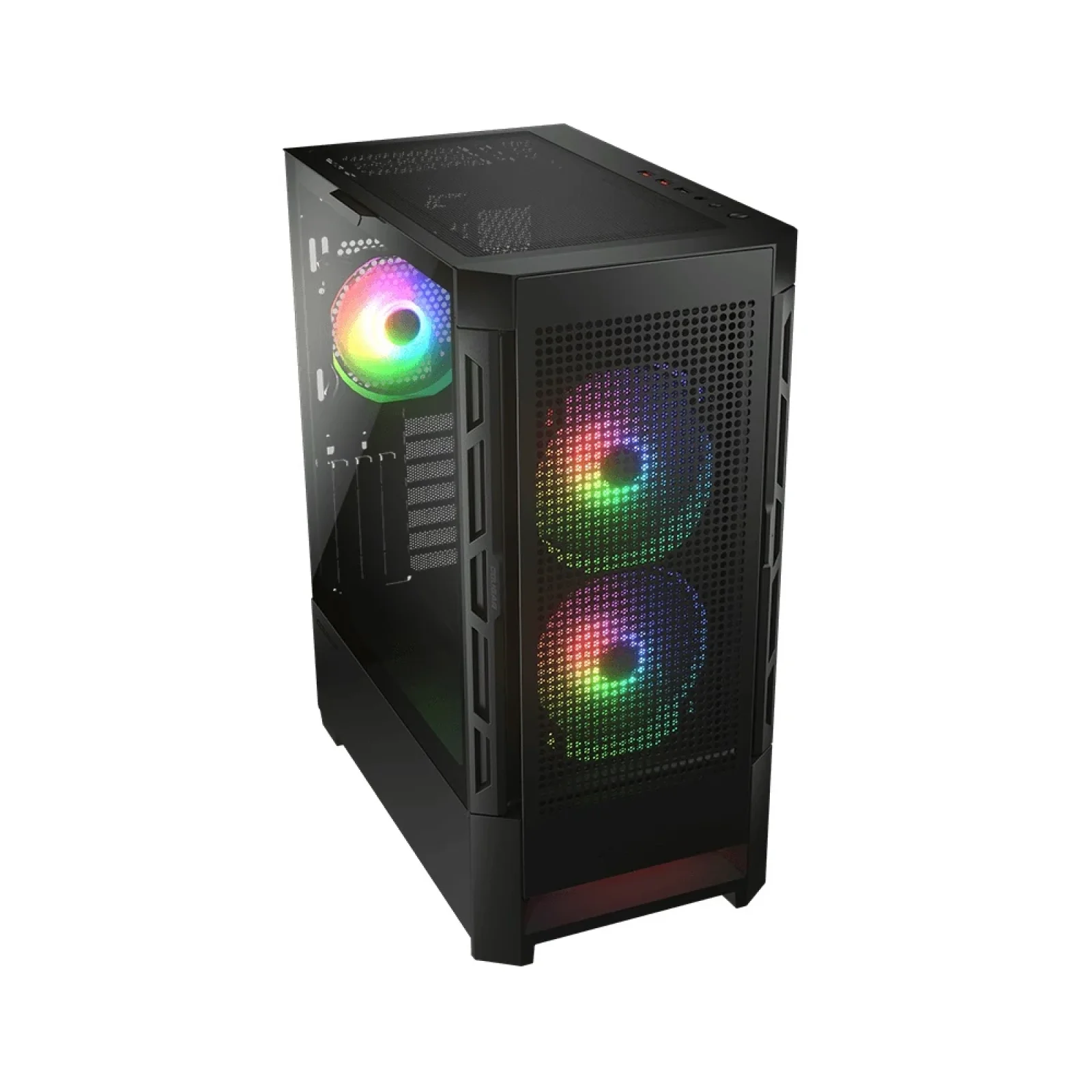 Корпус Cougar Duoface RGB Black без БП, Duoface RGB (Black) UA