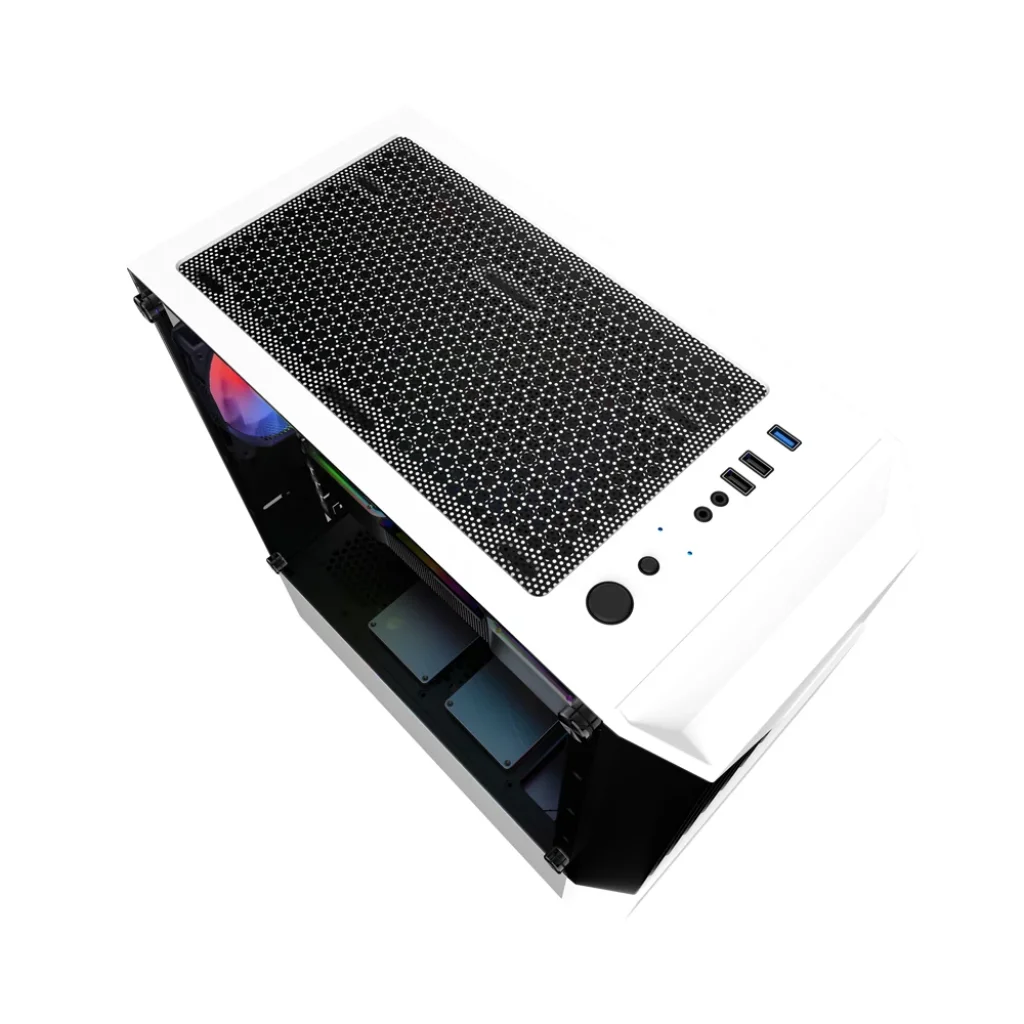 Корпус 1stPlayer F3-A-WH-4F1 White без БЖ UA