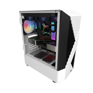 Корпус 1stPlayer F3-A-WH-4F1 White без БЖ UA