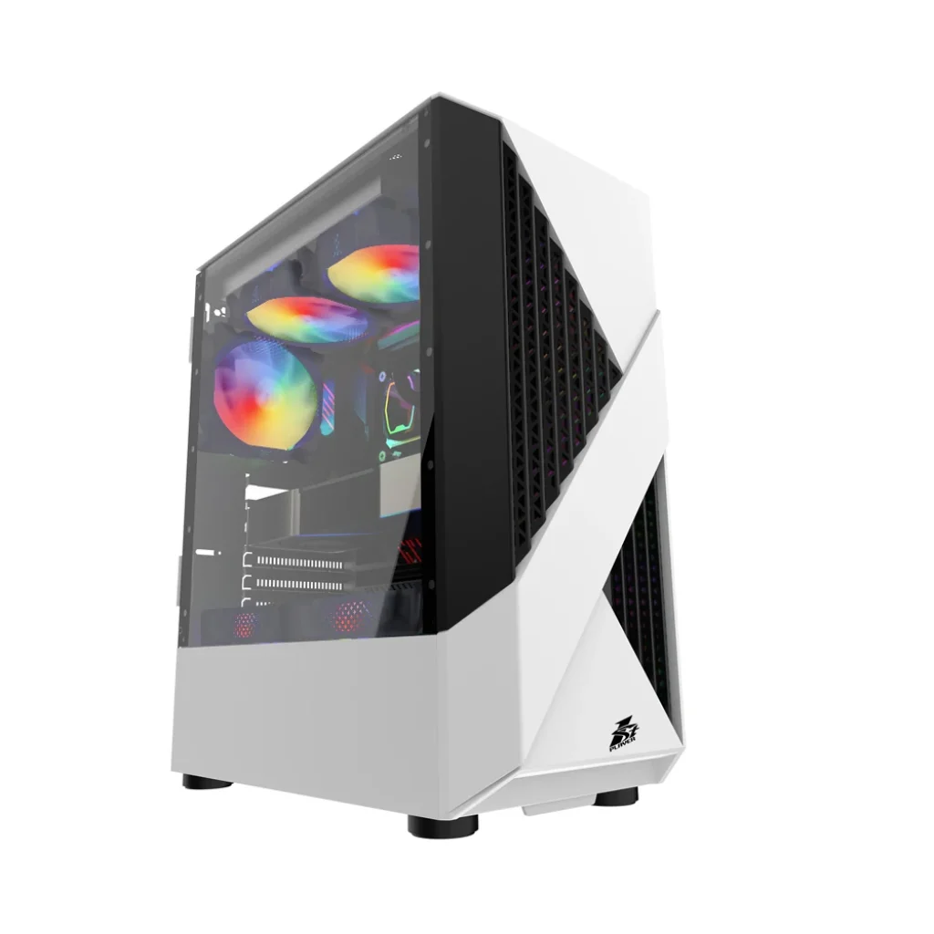Корпус 1stPlayer F3-A-WH-4F1 White без БЖ UA