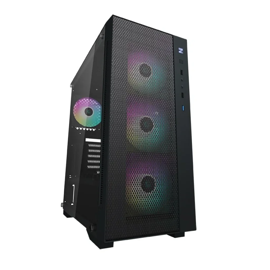 Корпус DeepCool Matrexx 55 Mesh ADD-RGB 4F Black (DP-ATX-MATREXX55-MESH-AR-4F) без БЖ UA