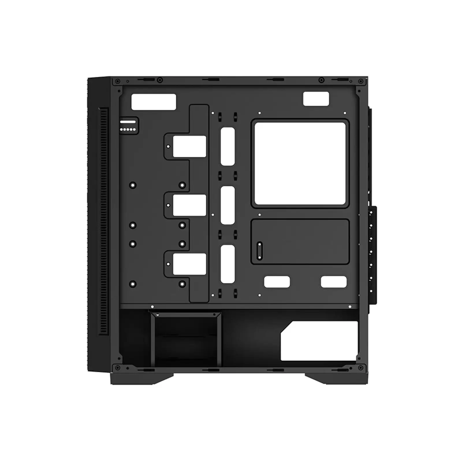 Корпус DeepCool Matrexx 55 Mesh ADD-RGB 4F Black (DP-ATX-MATREXX55-MESH-AR-4F) без БЖ UA
