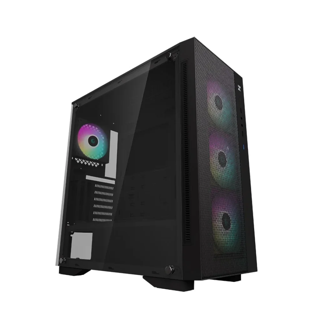 Корпус DeepCool Matrexx 55 Mesh ADD-RGB 4F Black (DP-ATX-MATREXX55-MESH-AR-4F) без БЖ UA