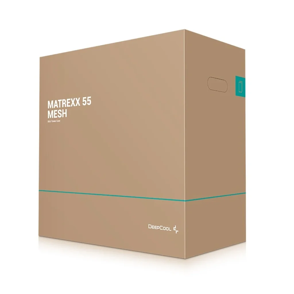 Корпус DeepCool Matrexx 55 Mesh ADD-RGB 4F Black (DP-ATX-MATREXX55-MESH-AR-4F) без БЖ UA