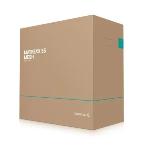 Корпус DeepCool Matrexx 55 Mesh ADD-RGB 4F Black (DP-ATX-MATREXX55-MESH-AR-4F) без БЖ UA