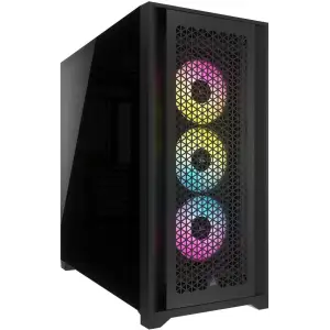 Корпус Corsair iCUE 5000D RGB AirFlow Tempered Glass Black (CC-9011242-WW) без БП UA