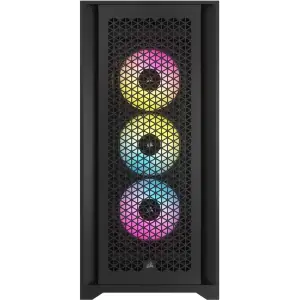 Корпус Corsair iCUE 5000D RGB AirFlow Tempered Glass Black (CC-9011242-WW) без БЖ UA