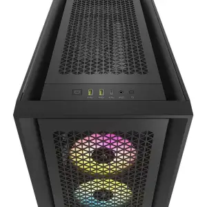Корпус Corsair iCUE 5000D RGB AirFlow Tempered Glass Black (CC-9011242-WW) без БЖ UA