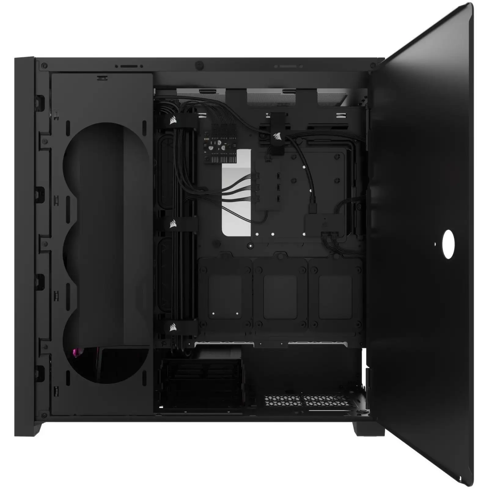 Корпус Corsair iCUE 5000D RGB AirFlow Tempered Glass Black (CC-9011242-WW) без БЖ UA