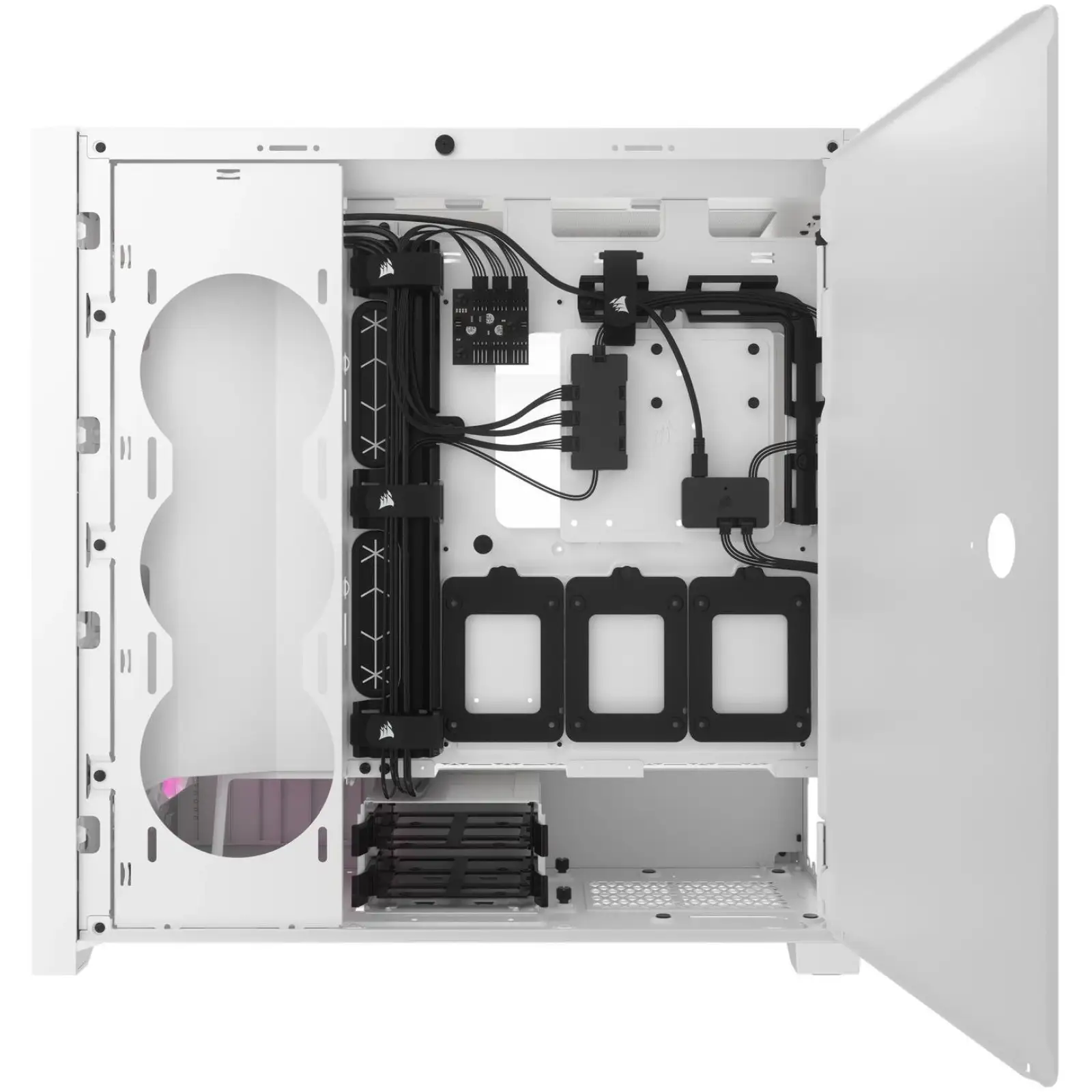 Корпус Corsair iCUE 5000D RGB AirFlow Tempered Glass White (CC-9011243-WW) без БП UA