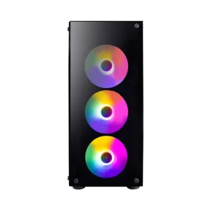 Корпус 1stPlayer V3-B-4F1 Black без БП UA