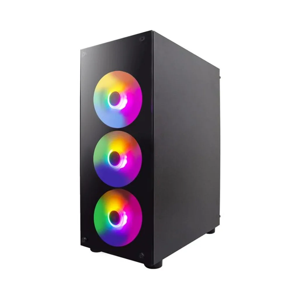 Корпус 1stPlayer V3-B-4F1 Black без БЖ UA