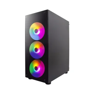 Корпус 1stPlayer V3-B-4F1 Black без БЖ UA