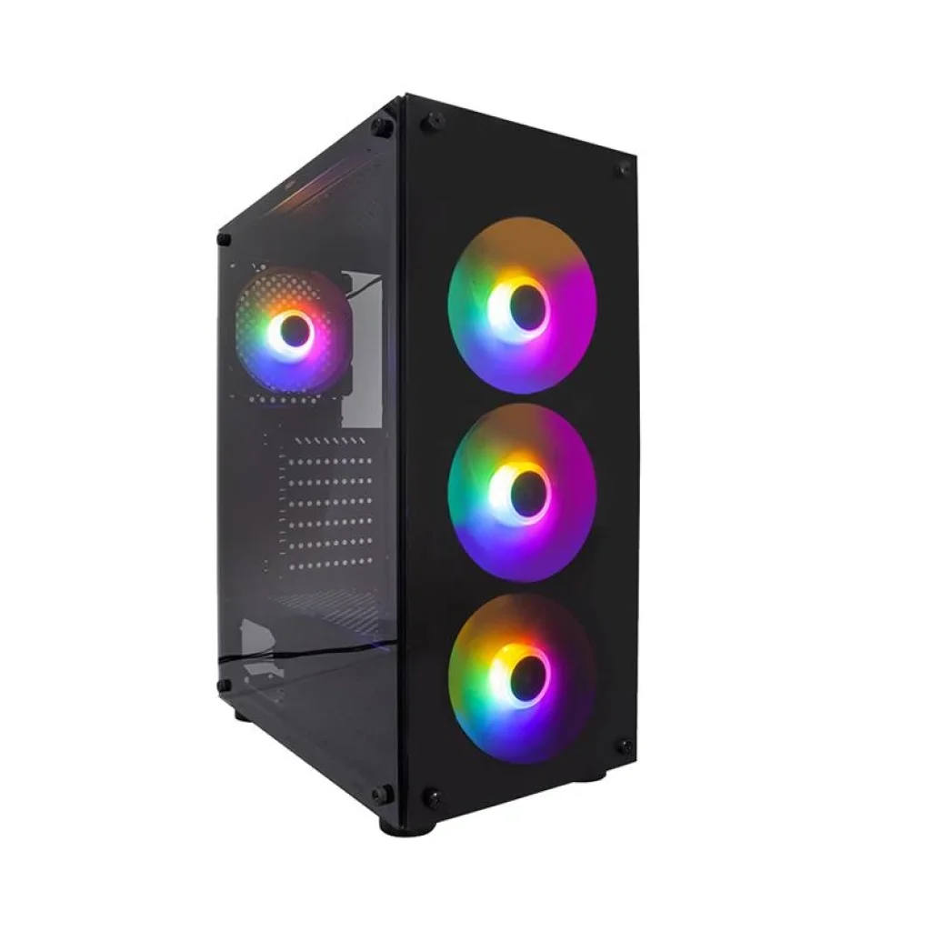 Корпус 1stPlayer V3-B-4F1 Black без БЖ UA