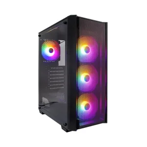 Корпус 1stPlayer V4-4F1 Black без БП UA