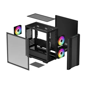 Корпус DeepCool CC360 ARGB (R-CC360-BKAPM3-G-1) без БП UA