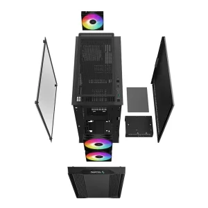 Корпус DeepCool CC360 ARGB (R-CC360-BKAPM3-G-1) без БП UA
