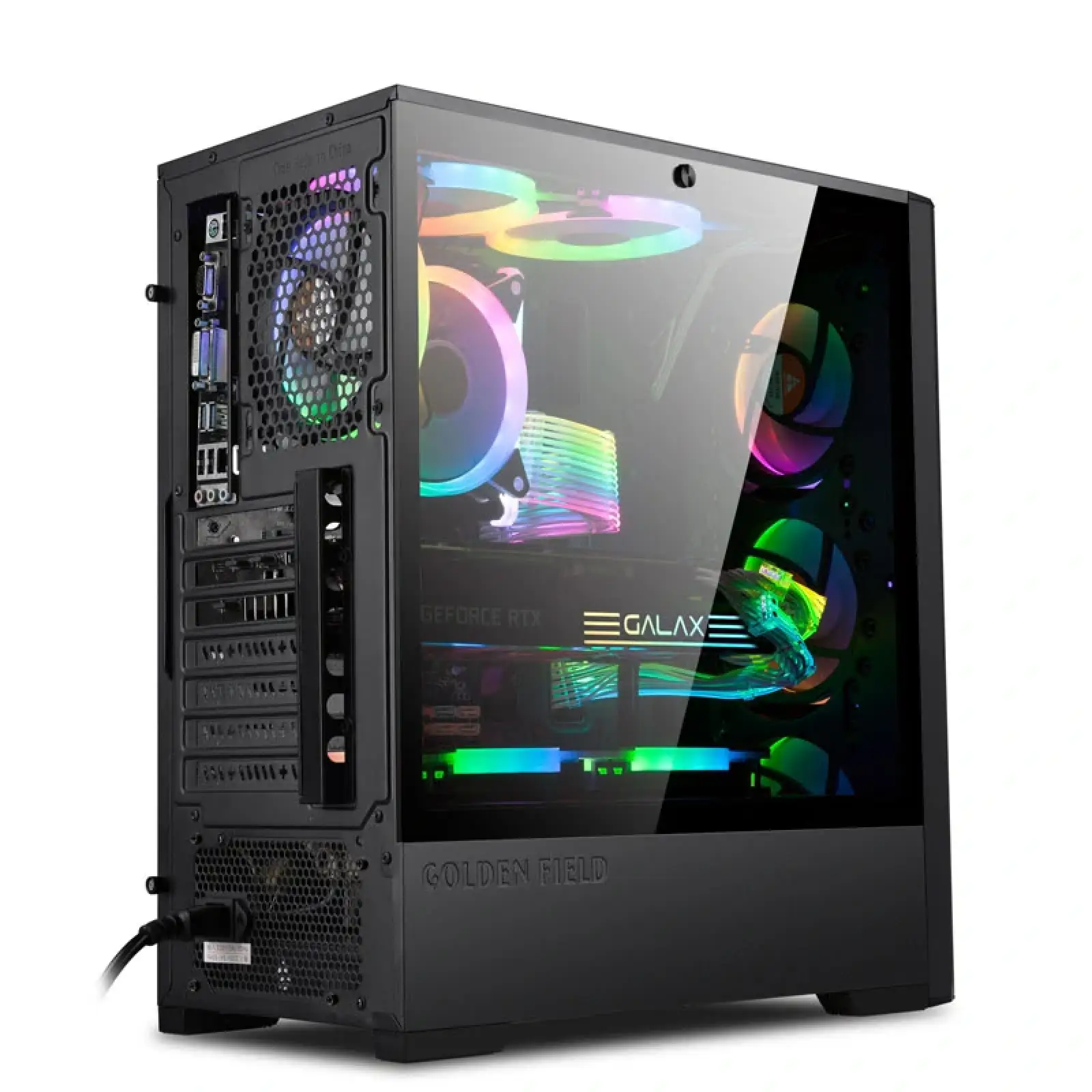 Корпус Golden Field 7681(P1B) Black без БЖ UA