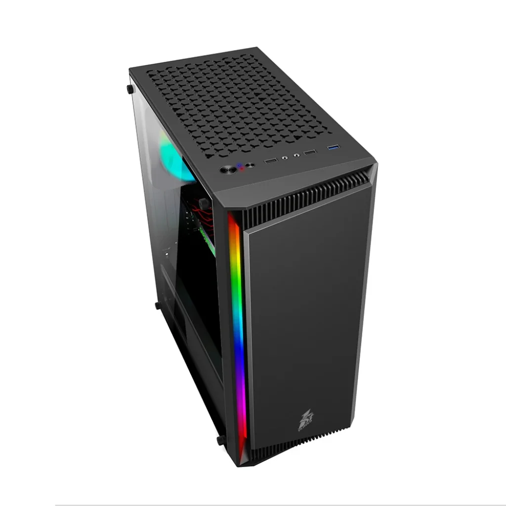 Корпус 1stPlayer RB-4-1G6-BK Black без БЖ UA