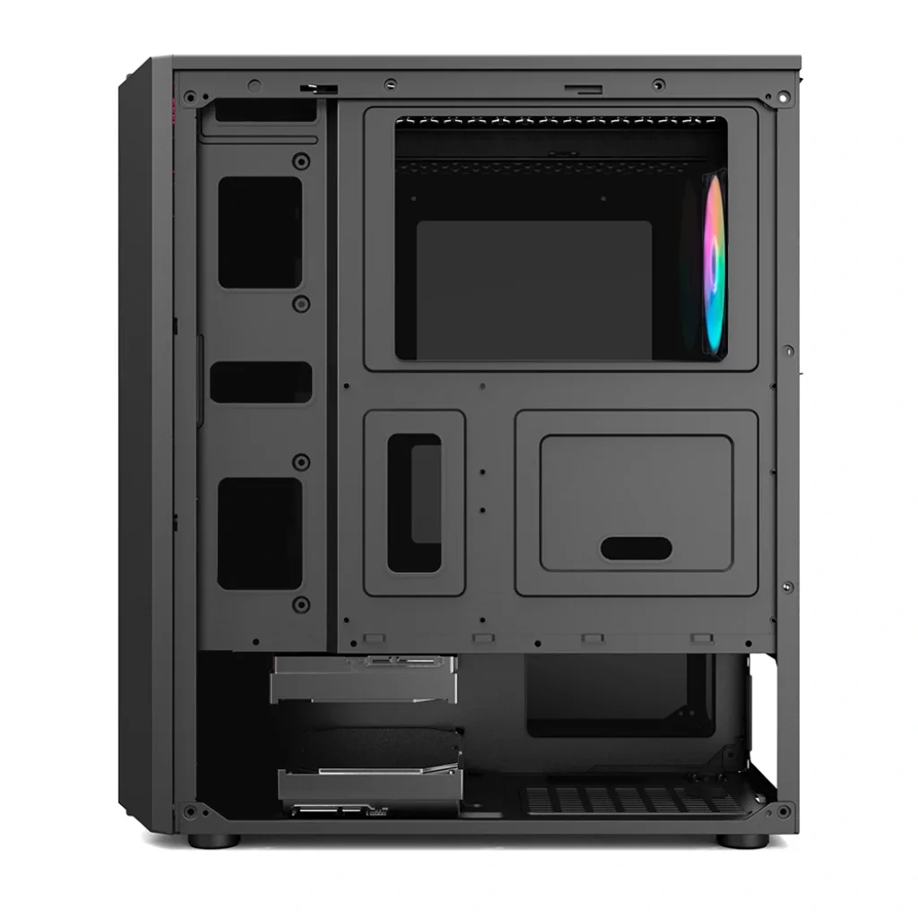 Корпус 1stPlayer RB-4-1G6-BK Black без БЖ UA