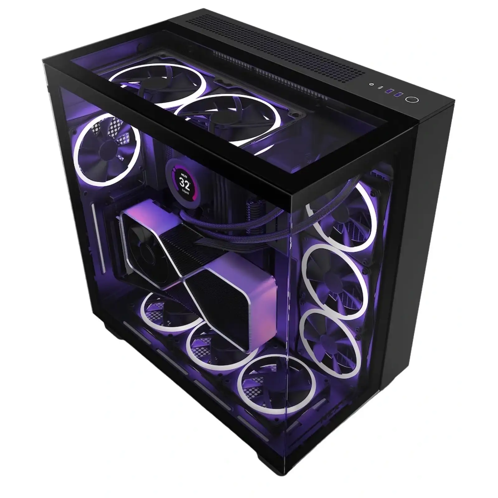 Корпус NZXT H9 Elite Black (CM-H91EB-01) без БЖ UA