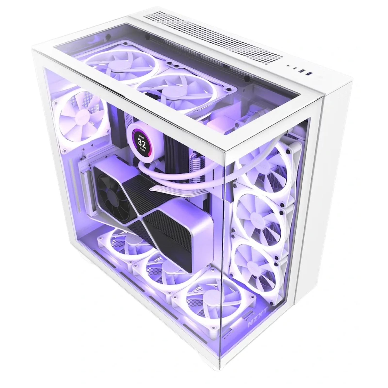 Корпус NZXT H9 Elite White (CM-H91EW-01) без БП UA
