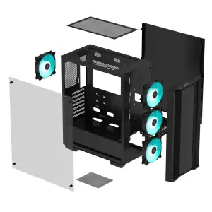 Корпус DeepCool CC560 Black (R-CC560-BKGAA4-G-1) без БЖ UA
