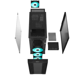 Корпус DeepCool CC560 Black (R-CC560-BKGAA4-G-1) без БЖ UA