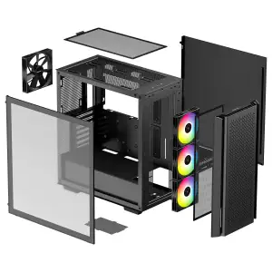Корпус DeepCool CG560 (R-CG560-BKAAE4-G-1) без БЖ UA