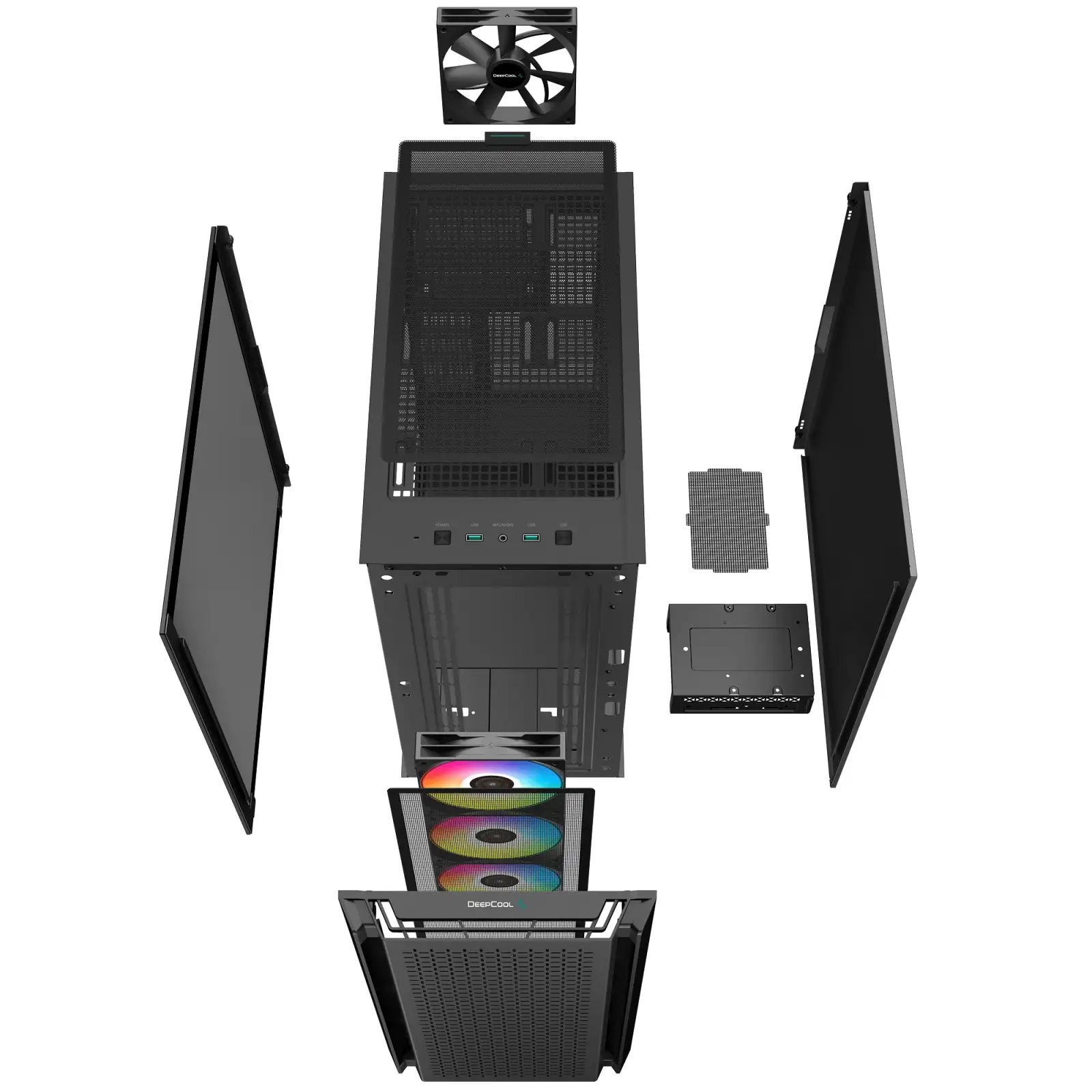 Корпус DeepCool CG560 (R-CG560-BKAAE4-G-1) без БЖ UA