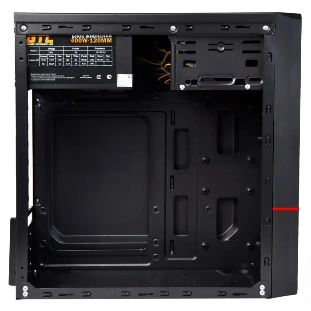 Корпус GTL 1605+ Black 400W UA