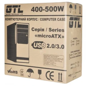 Корпус GTL 1617+ Black 400W UA