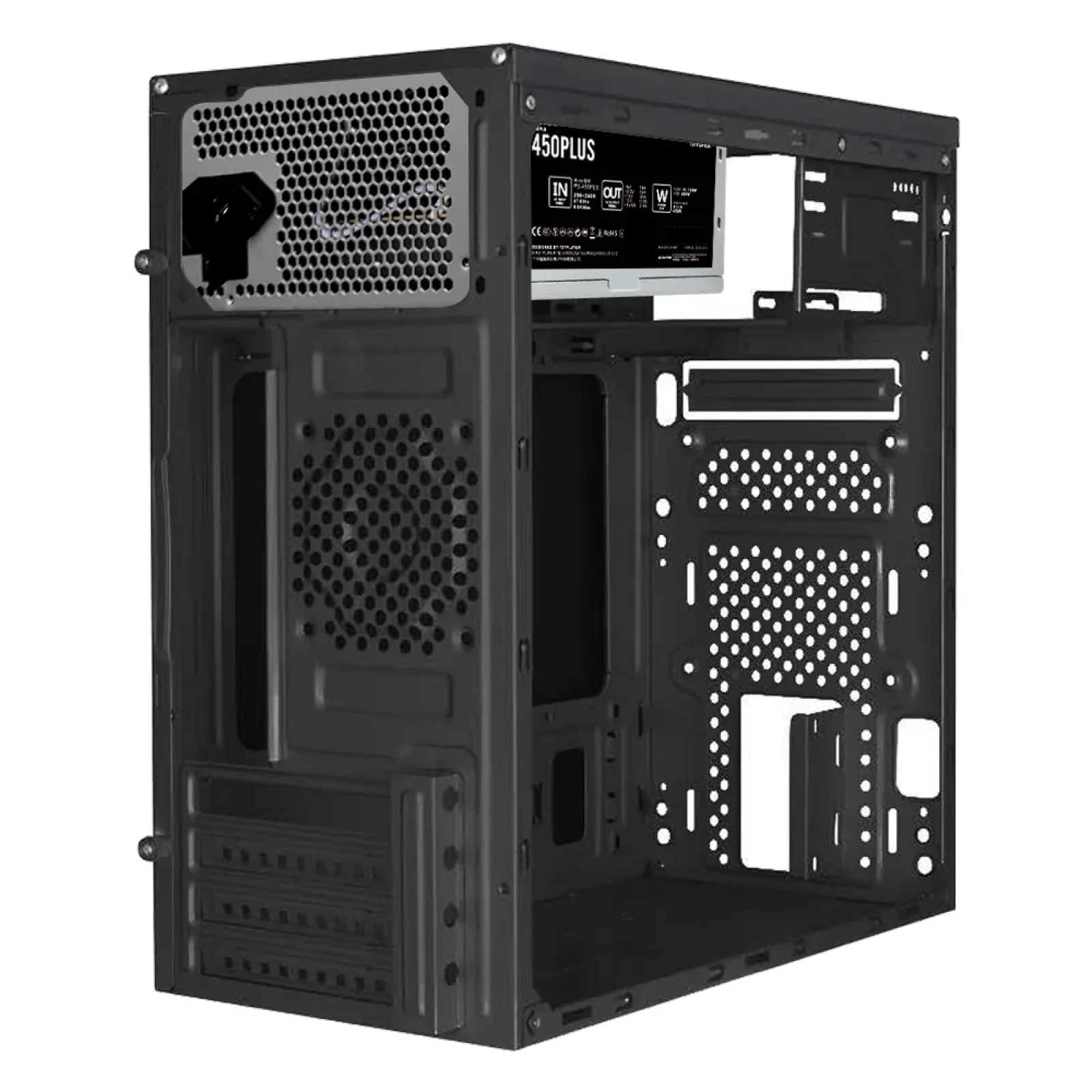 Корпус 1stPlayer M4-450PLS Black 450W UA