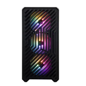 Корпус 1stPlayer T5-BK-4F1 Black без БП UA
