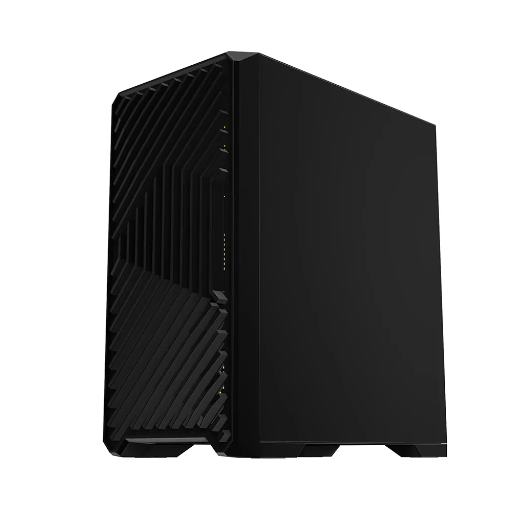 Корпус 1stPlayer T5-BK-4F1 Black без БП UA